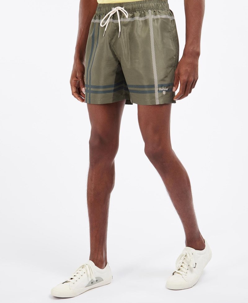 Traje De Baño Barbour Blaine Hombre Azul Marino | MKNW63247
