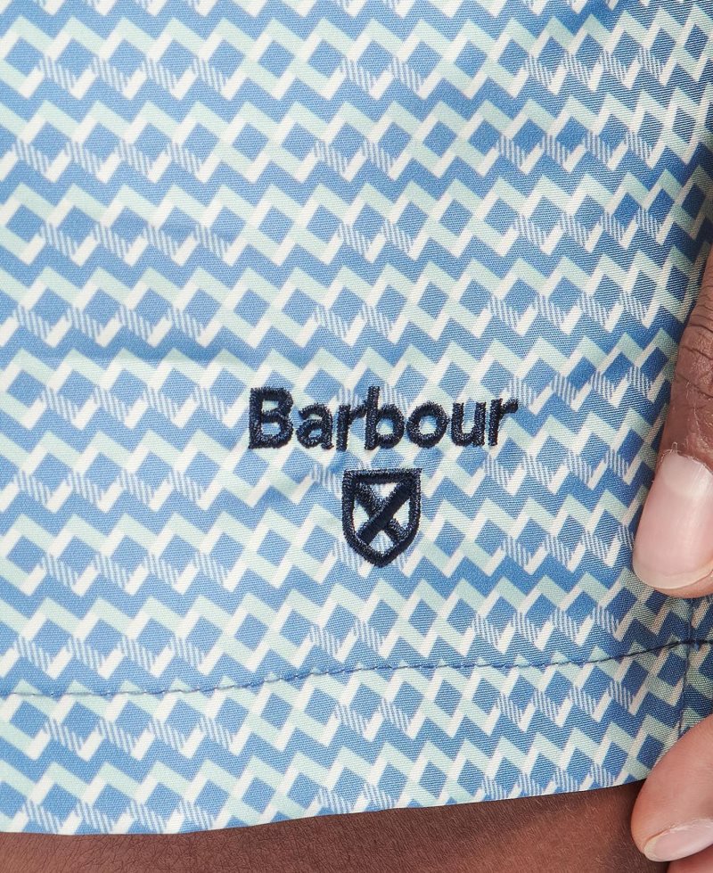 Traje De Baño Barbour Diamond Geo Hombre Azul Marino | SODE49876
