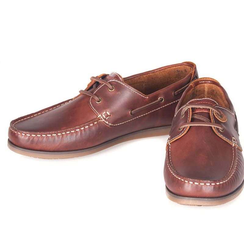 Zapatos del Barco Barbour Capstan Hombre Beige | PEDK23814