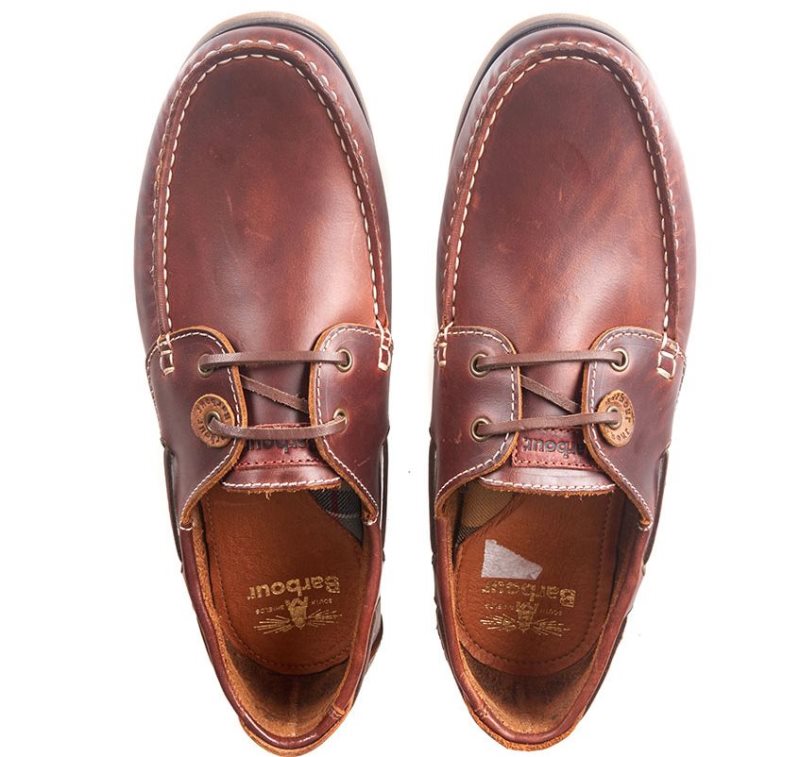 Zapatos del Barco Barbour Capstan Hombre Beige | PEDK23814